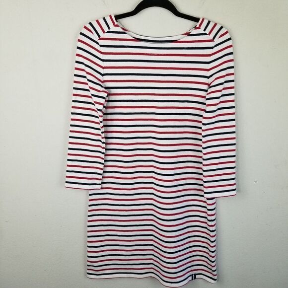 Court & Rowe White Striped‎ Sheath Dress - Picture 1 of 10